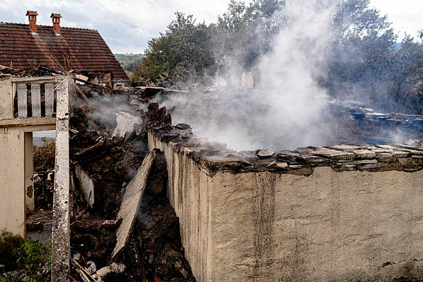Professional Fire Damage Removal technician working in Glyndon, MD